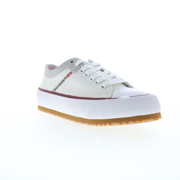 Diesel Mens S-Principia Low White Shoes (NWT) - Picture 2 of 7